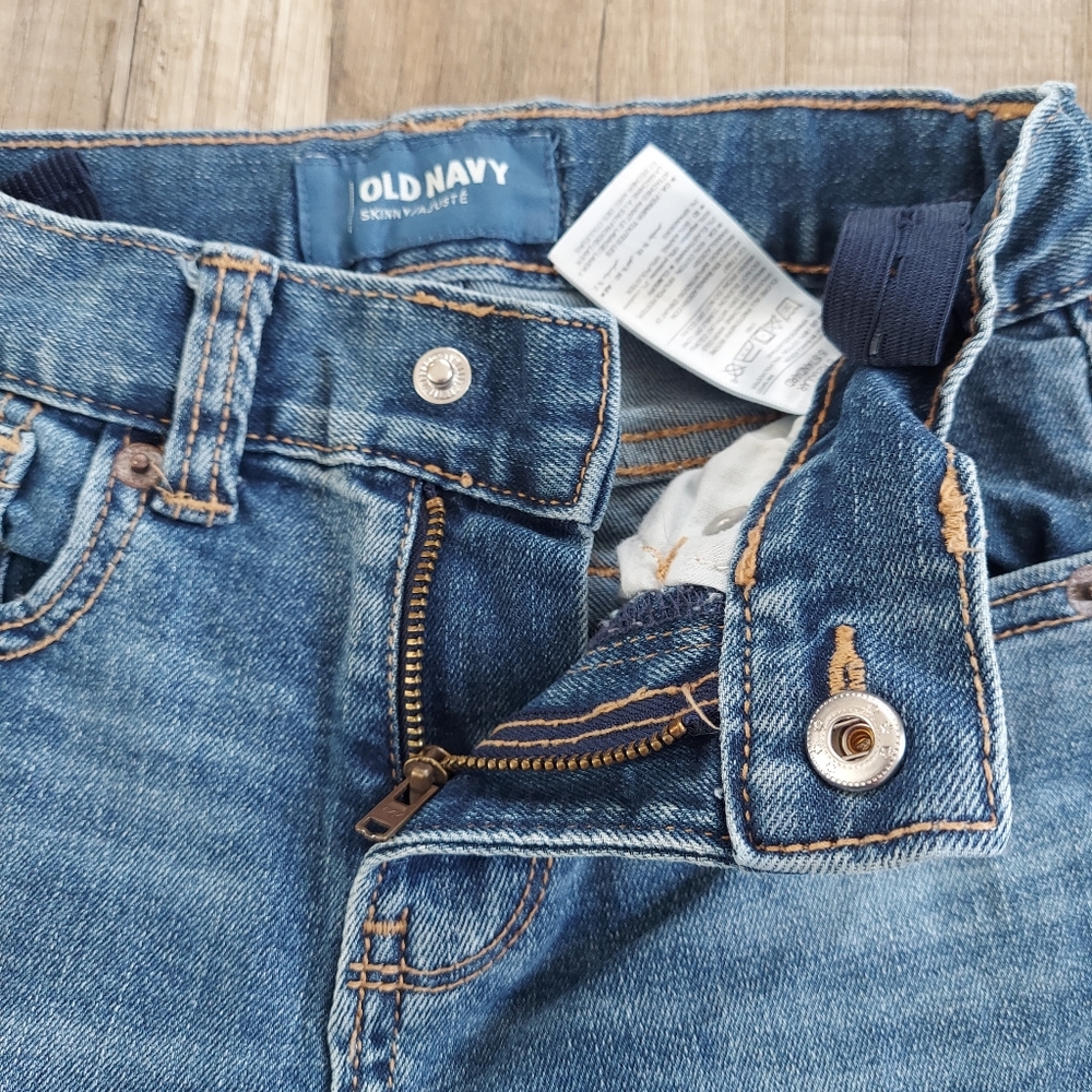 Kids Old Navy Comfort Stretch Skinny Jeans Shawl Collar Sweatshirt Size 5 - Picture 10 of 15